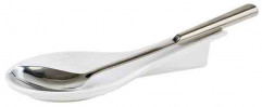 Odkladač naberačky SPOON 26x10,5cm, výška:5cm melamín, farba biela