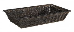 Kôš GN 1/1 SUPERSTRONG 53 x 32,5 cm, výška: 10 cm polypropylén, farba čierna/hnedá