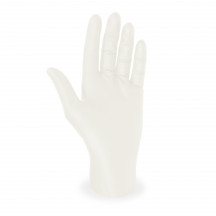 Rukavice latexové biele, nepúdrované (veľkosť XL) [100 ks]