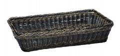 Košík GN LINE GN 1/1 53x32,5cm, výška:10cm polypropylén, farba čierna/hnedá