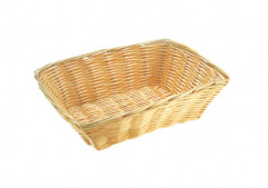 Kôš BASIC hranatý 30 x 22 cm, výška: 7 cm polypropylén, farba svetlo béžová