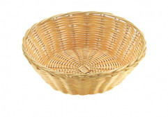 Košík BASIC pečivo/ovocie okrúhly Ø 25 cm, výška: 7 cm polypropylén, farba svetlo béžová
