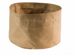 Košík/taška pečivo PAPERBAG Ø20cm, výška:13cm 70% prírodné vlákno, 30% syntetická živica