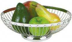 Košík pečivo/ovocie okrúhly Ø20,5cm, výška:8,5cm 18/8 nerez