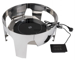 Chafing Dish okrúhly EASY INDUCTION 48x42cm, výška:39cm, 11lt nerez