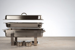 Chafing Dish CHEF 61x31cm, výška:30cm, 9lt nerez