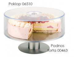 Stojan torta Ø30,5cm, výška:9cm nerez, matný