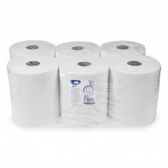 Utierka (PAP FSC Mix) 2vrstvá s ražbou biela Ø19cm 22cm x 160m [6 ks]