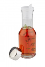 Fľaša olej/ocot náhradná WOOD Ø6cm, výška:18,5cm, 0,2lt sklo