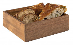 Prepravka WOODY 15 x 15 cm, výška: 5,5 cm, vnútro: 13 x 13 cm drevo agát