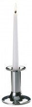 Svietnik 1 sviečka Ø10cm, výška:11cm kov pochrómovaný