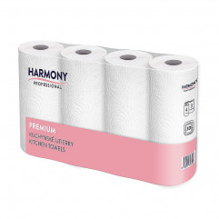 Kuchynská utierka (PAP) Harmony Pro 3vrstvá Ø11cm 10,5m 50 útržkov [4 ks]