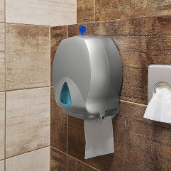 Toaletný papier (PAP-Recy) 1vrstvý natural `JUMBO` Ø19cm 130m [12 ks]