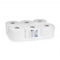 Toaletný papier (FSC Mix) 2vrstvý biely `JUMBO` Ø20cm 200m 1050 útržkov [6 ks]