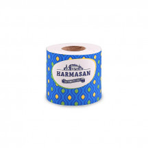 Toaletný papier (PAP-Recy) Harmasan 1vrstvý natural  Ø10,5cm 50m 400 útržkov [1 ks]
