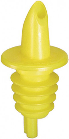 Výlevka - nálievka 6ks plast PVC Ø3cm, výška:7,5cm (po 2ks:farba modrá, červená, žltá)