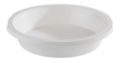 Gastronádoba INDU okrúhla biela Ø38,5cm, výška:7,5cm, 6,5lt hliník, nepriľnavý povrch, všetky druhy šporákov aj indukčný, max do 250°C