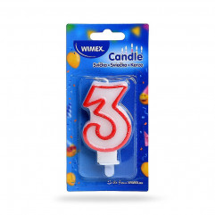 Číslová sviečka so stojančekom 