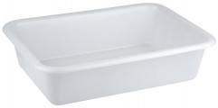 Nádoba - kontajner 61x44 cm, výška: 15 cm, 25 l polyetylén, farba biela