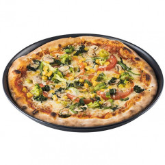 Plech pizza Ø 30 cm horný, 28,3 cm dolný, výška 2,5 cm plech