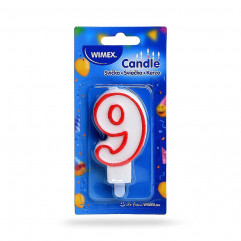 Číslová sviečka so stojančekom 