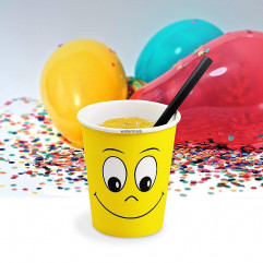 Papierový pohár Smile Ø80mm 280ml `M: 0,2L/8oz` [50 ks]