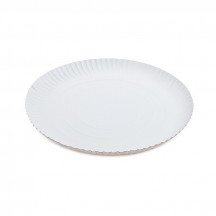 Papierový tanier hlboký biely Ø30cm [50 ks]