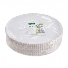 Papierový tanier hlboký biely Ø30cm [50 ks]