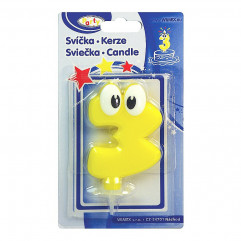 Číslová sviečka so stojančekom 