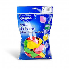 Nafukovací balónik farebný mix Ø20cm `S` [100 ks]