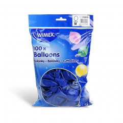 Nafukovací balónik tmavomodrý Ø25cm `M` [100 ks]