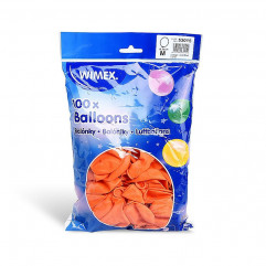 Nafukovací balónik oranžový Ø25cm `M` [100 ks]
