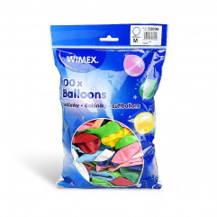Nafukovací balónik farebný mix Ø25cm `M` [100 ks]