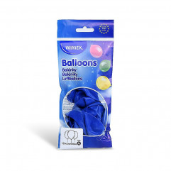 Nafukovací balónik tmavomodrý Ø25cm `M` [10 ks]