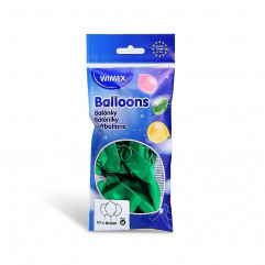 Nafukovací balónik zelený Ø25cm `M` [10 ks]