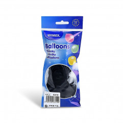 Nafukovací balónik čierny Ø25cm `M` [10 ks]