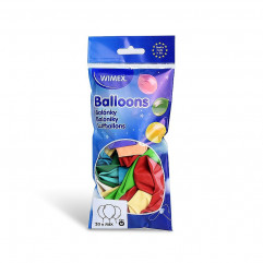 Nafukovací balónik farebný mix Ø25cm `M` [20 ks]