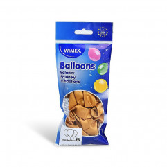 Nafukovací balónik zlatý Ø25cm `M` [10 ks]