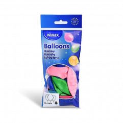 Nafukovací balónik farebný mix Ø30cm `L` [10 ks]