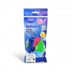 Nafukovací balónik Hviezdy farebný mix Ø30cm `L` [5 ks]