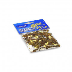 Konfeta lesklá (PET) Hviezdy zlatá Ø10mm 15g [1 bal]