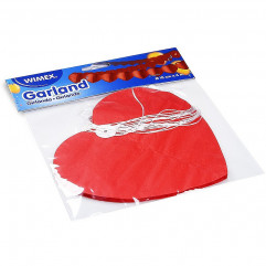 Papierová girlanda Srdcia Ø18cm x 4m [1 ks]