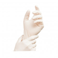 Rukavica (Latex) nepúdrovaná natural `S` [100 ks]