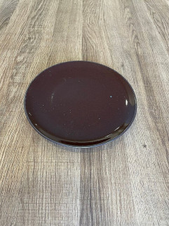 Tanier LIFESTYLE COCOA PICNIC 20,5 cm plytký coup hnedý+hnedá linka