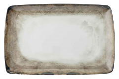 Podnos hranatý 35x22 cm Shade Earth, porcelán