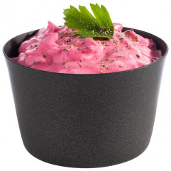 Miska LEVANTE Ø 8,5 cm, výška: 5,5 cm,0,2 l, nerez, šedo čierna