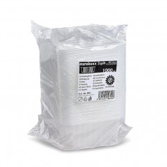 Vanička (PP) hranatá 2dielna priehľadná 186 x 133 mm 1000ml [50 ks]