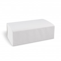 Papierový uterák skladaný ZZ 2vrstvý biely 23 x 23 cm [3200 ks]