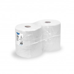 Toaletný papier (Tissue) 2vrstvý s ražbou biely `JUMBO` Ø25cm 240m [6 ks]
