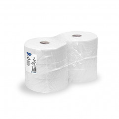 Toaletný papier (Tissue) 2vrstvý s ražbou biely `JUMBO` Ø25cm 240m [6 ks]